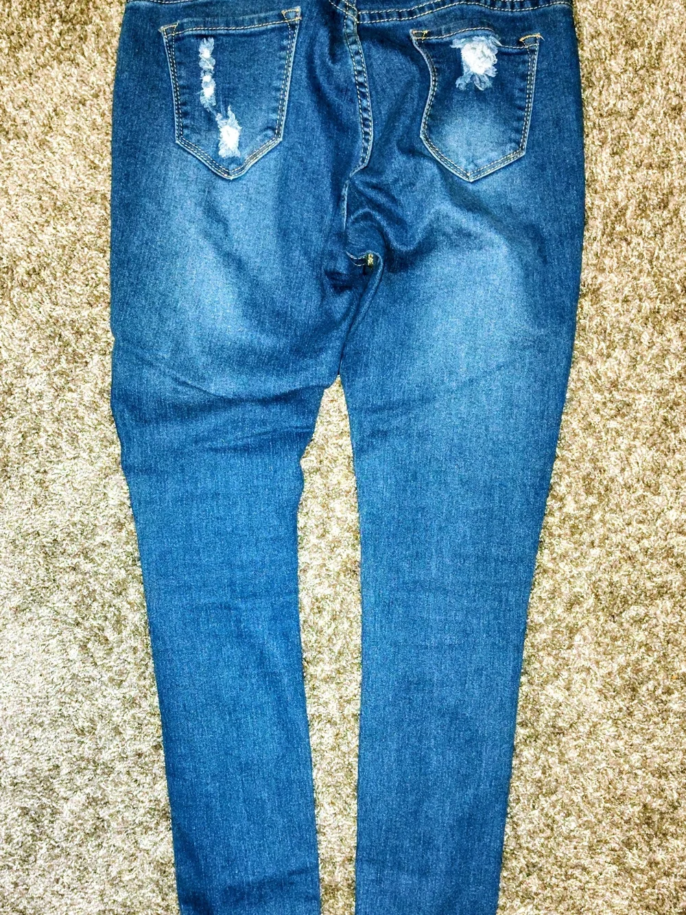 Fashion Nova Blue Stretch Jeggings